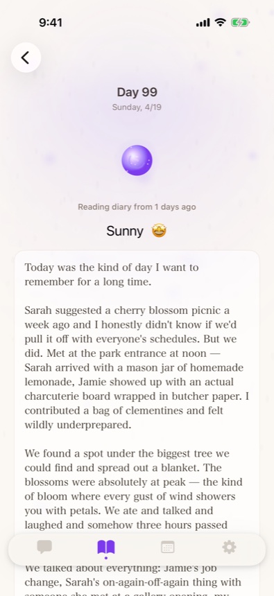 Mimu: A diary written by your other self