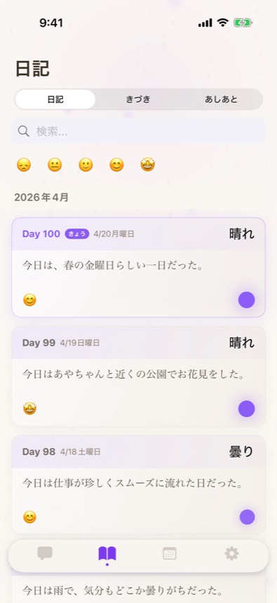 Mimu: これまでの日記一覧
